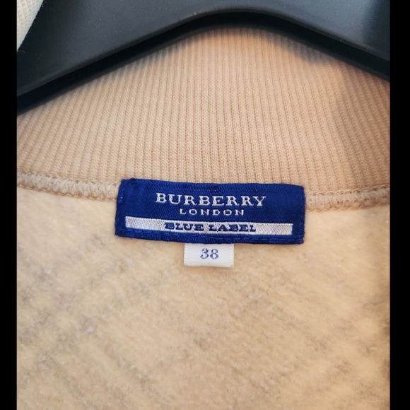 *SOLD* Vintage Burberry London Blue Label Nova Check Zip Up Jacket Size XS - Picture 6 of 9